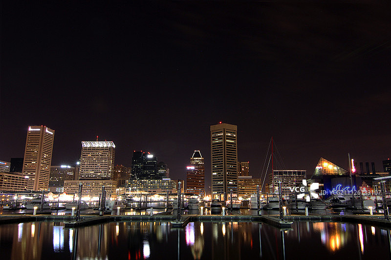 巴尔的摩港口图片素材