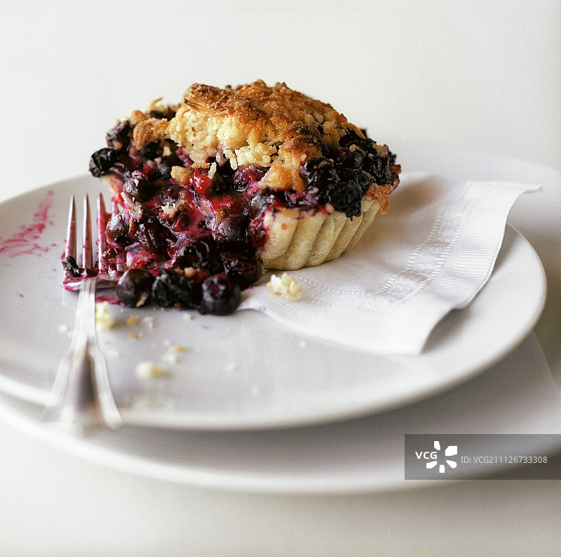 蓝莓青柠挞图片素材