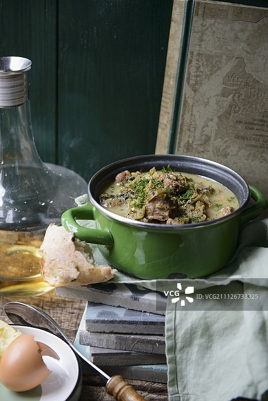 柠檬蛋奶酱炖羊肉（希腊）图片素材