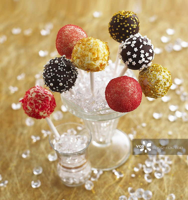 圣诞装饰蛋糕棒棒糖图片素材