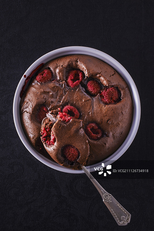 巧克力舒芙蕾图片素材