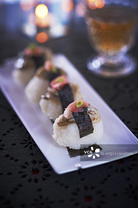 牡蛎寿司图片素材
