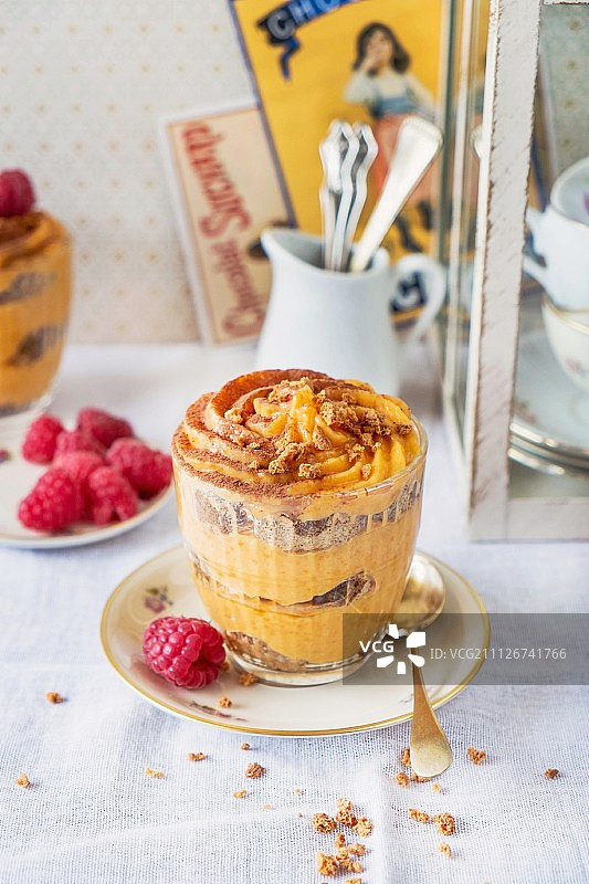 南瓜提拉米苏图片素材