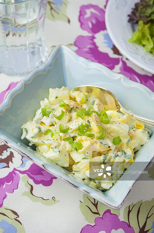 鸡蛋沙拉图片素材