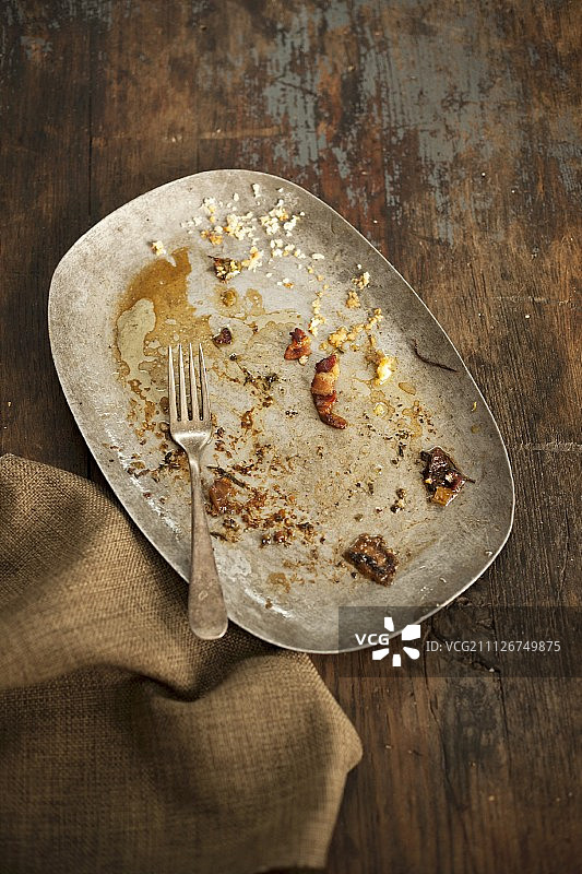 一个空盘子图片素材