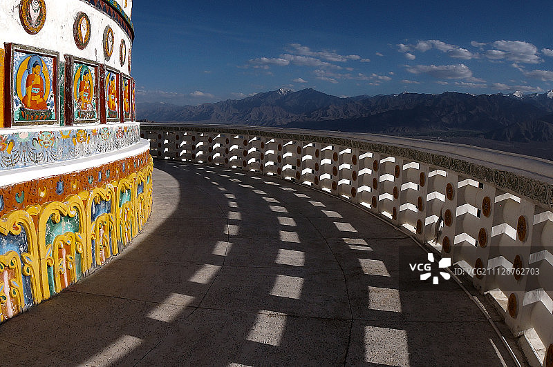 Shanti Stupa图片素材