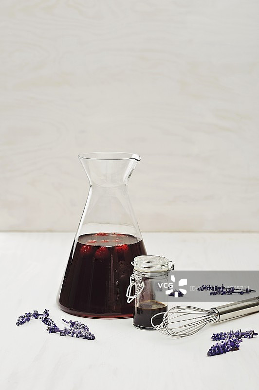 树莓香醋调味汁图片素材