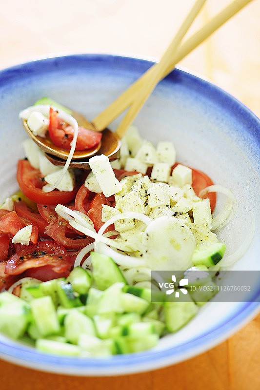 希腊沙拉图片素材