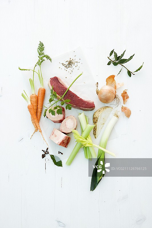 牛肉汤食材图片素材