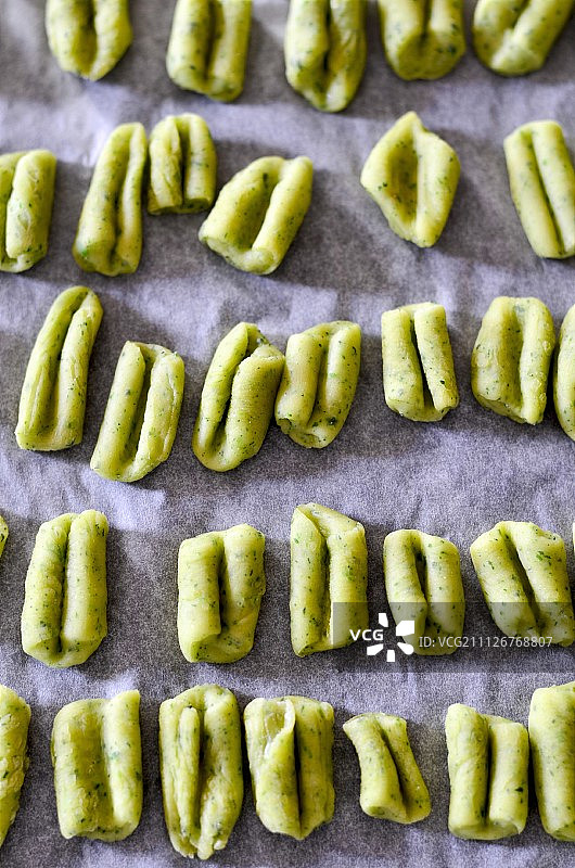 自制荨麻意大利面图片素材