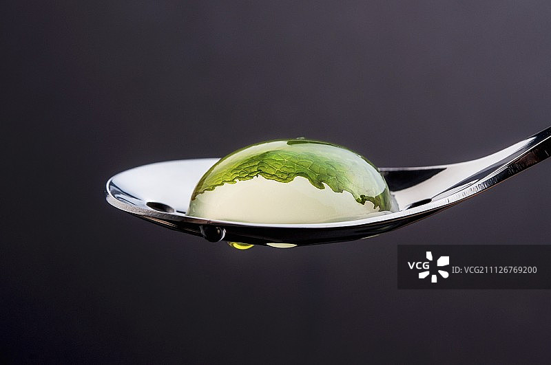 莫吉托气泡特写图片素材