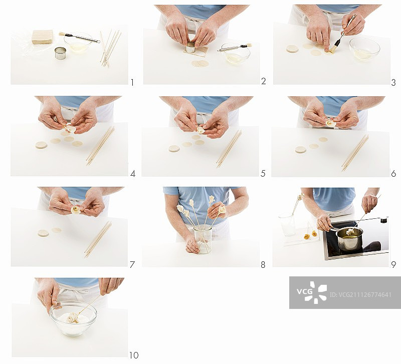 制作中的香脆玫瑰图片素材