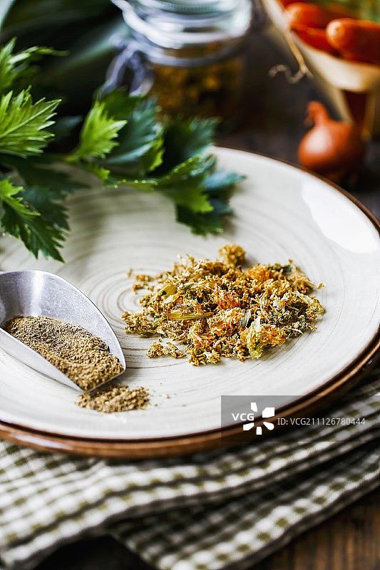 自制汤调味料图片素材