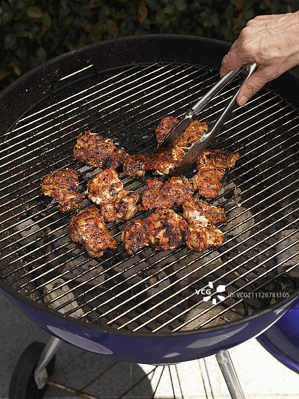 烤鸡肉串图片素材