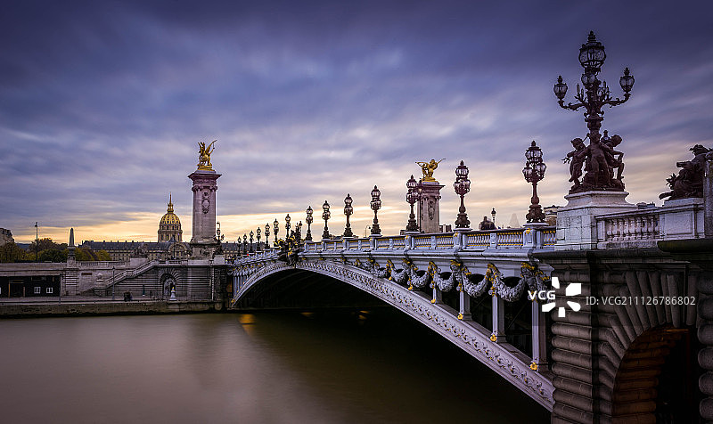 亚历山大三世桥图片素材