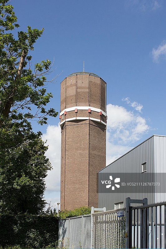 荷兰霍赫芬老水塔图片素材