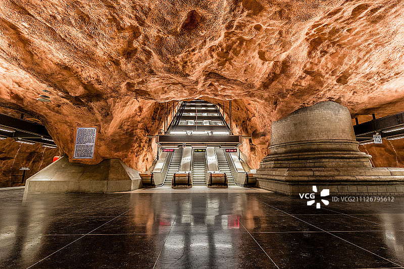 斯德哥尔摩地铁图片素材