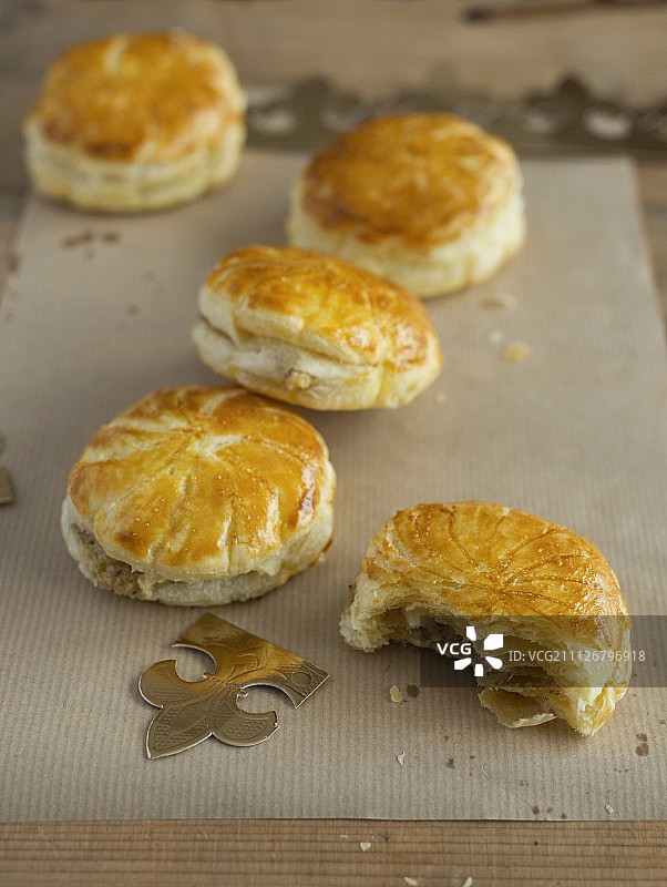 迷你国王饼图片素材