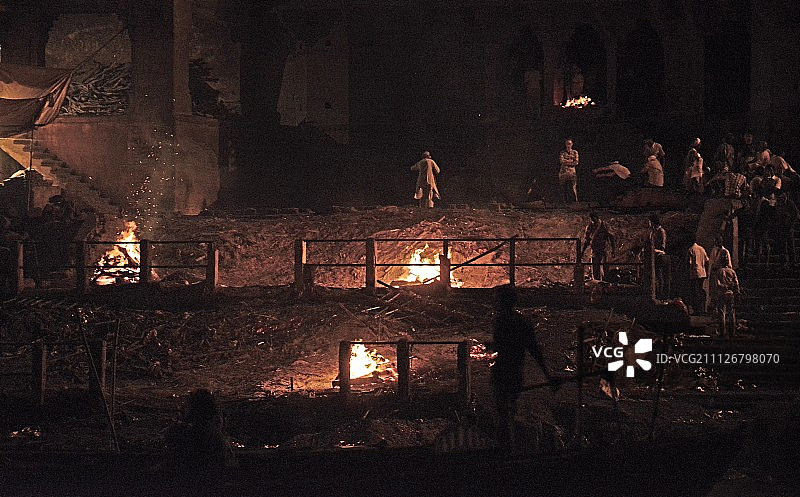 恒河火葬场#2图片素材