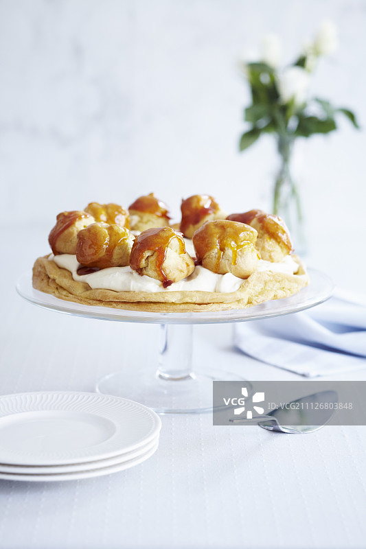 焦糖圣 honoring 蛋糕图片素材