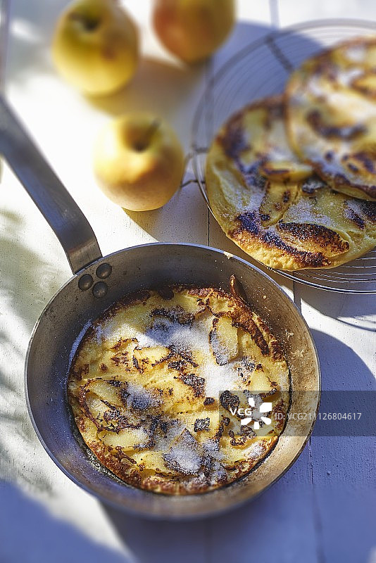 加糖苹果煎饼图片素材