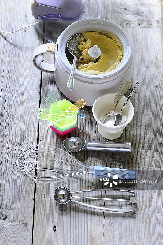 制作冰淇淋的用具图片素材