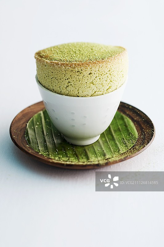 绿茶舒芙蕾图片素材