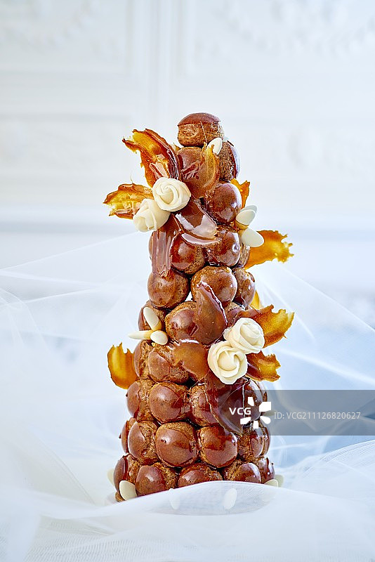 焦糖泡芙塔（法国）图片素材