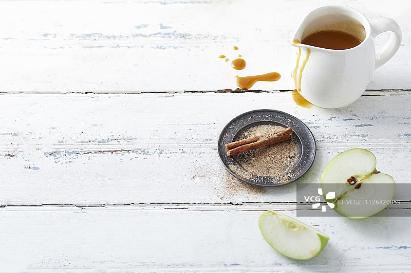 苹果焦糖潘趣酒食材图片素材