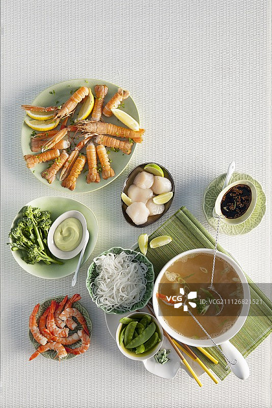 东方海鲜火锅图片素材