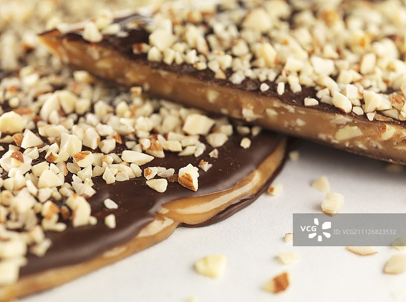 巧克力杏仁焦糖图片素材