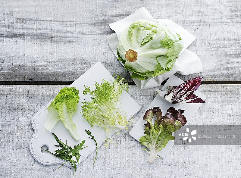 生菜叶摆拍图片素材