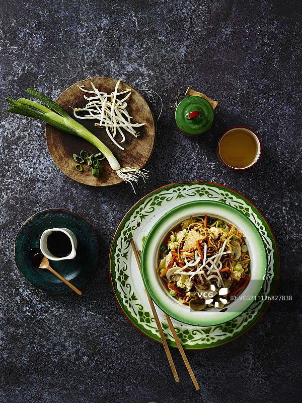 印尼炒面图片素材