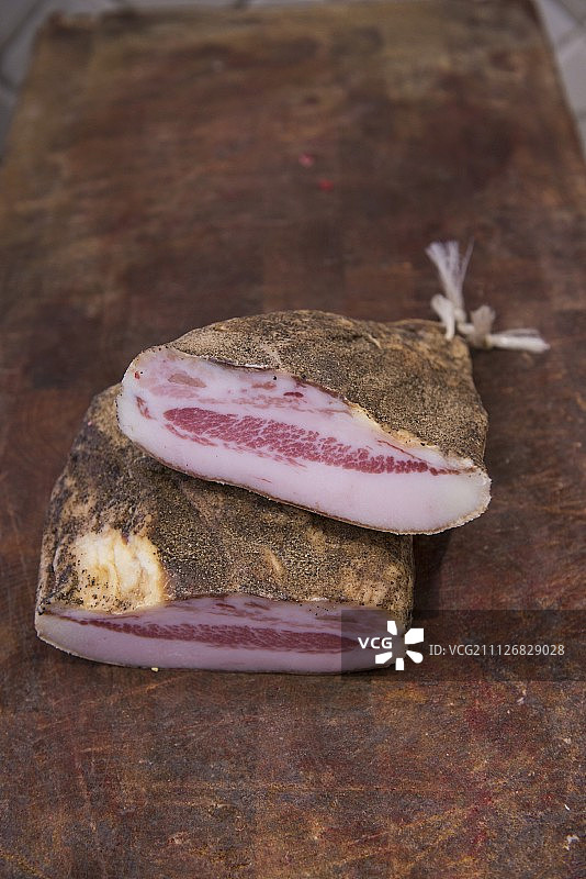 猪颈肉切片图片素材