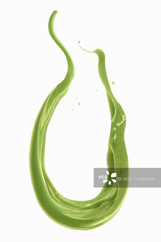 绿色冰沙飞溅图片素材