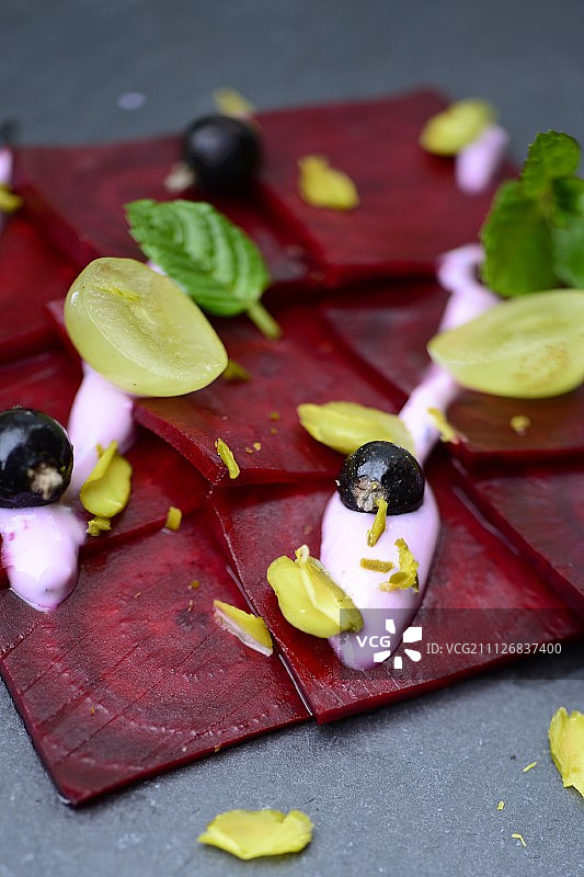 甜菜根薄片图片素材