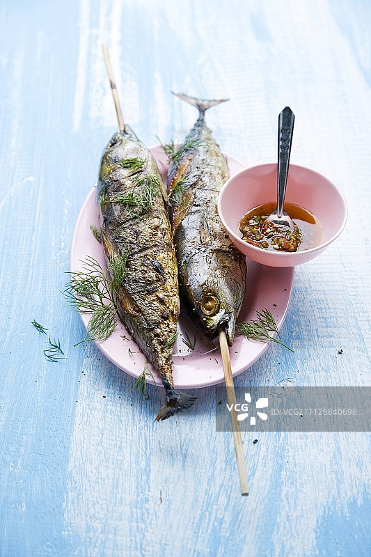 泰式烤金枪鱼图片素材