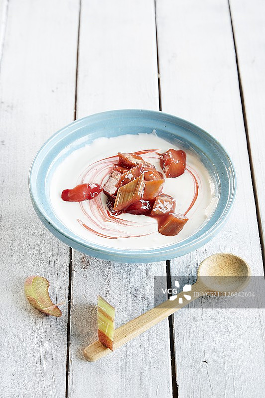 大黄香草夸克奶酪图片素材