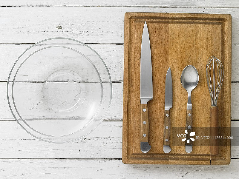 制作水果甜点的用具图片素材