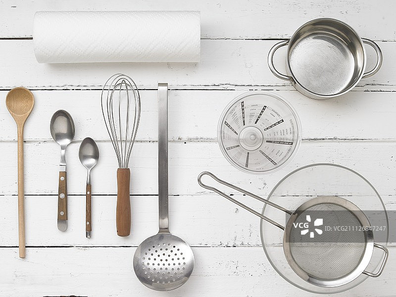制作甜点的厨房用具图片素材
