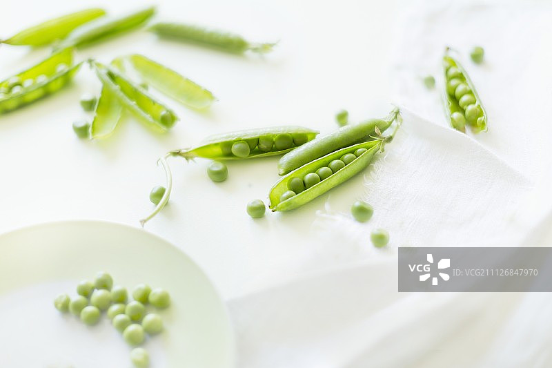 豌豆和豌豆荚图片素材