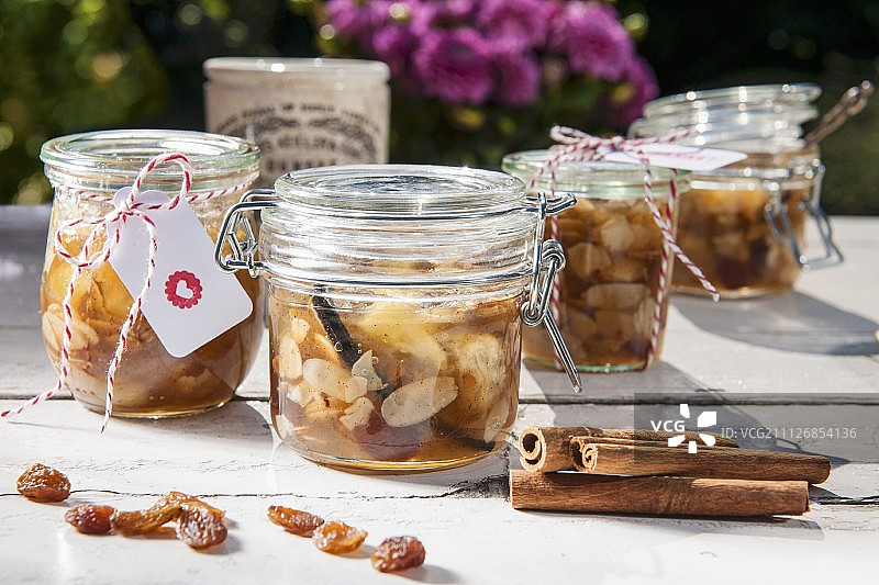 杏仁烤苹果酱图片素材