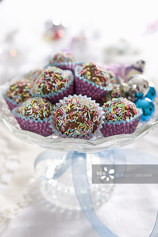 巧克力球图片素材