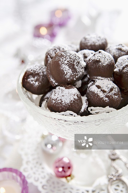 巧克力球图片素材