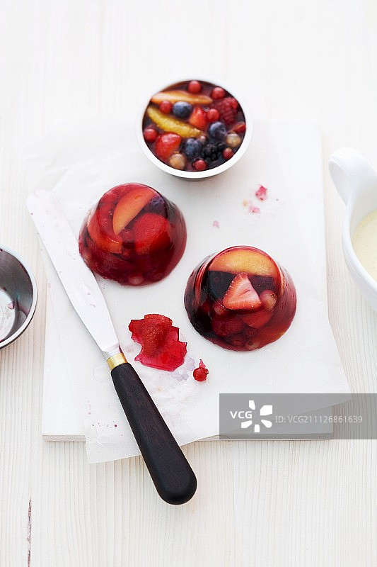 夏季浆果冻图片素材