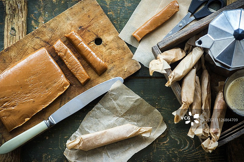 自制太妃糖图片素材