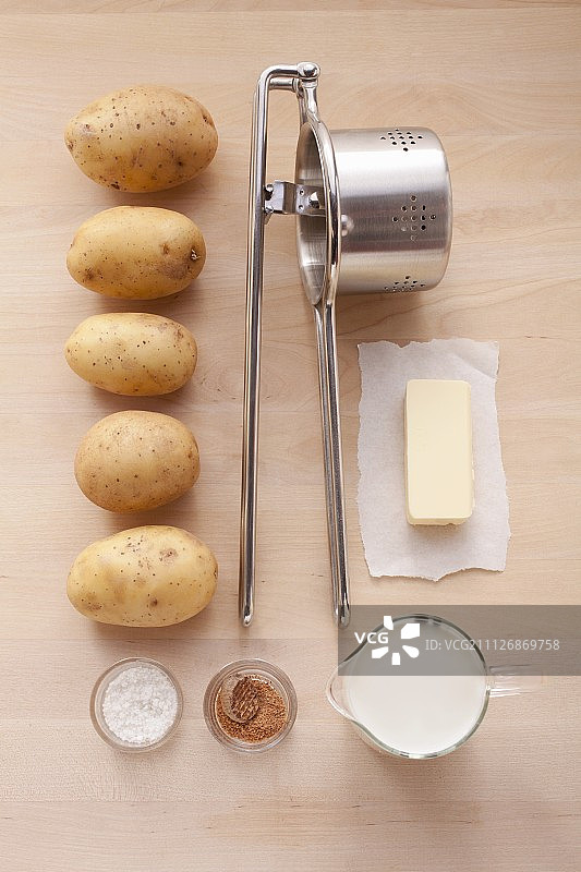 土豆泥的食材图片素材