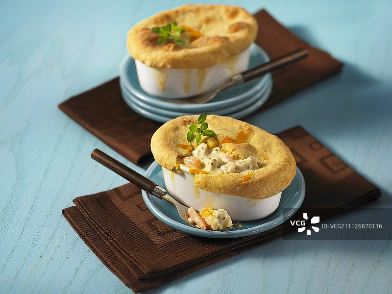 英式鸡肉馅饼图片素材