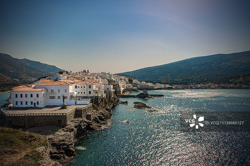 希腊安德罗斯岛风光图片素材