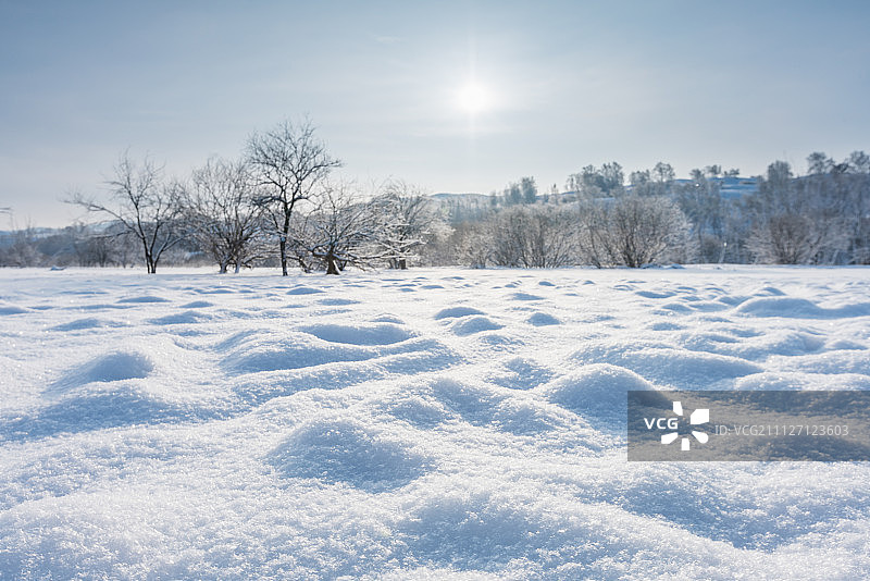 冬季内蒙风光图片素材